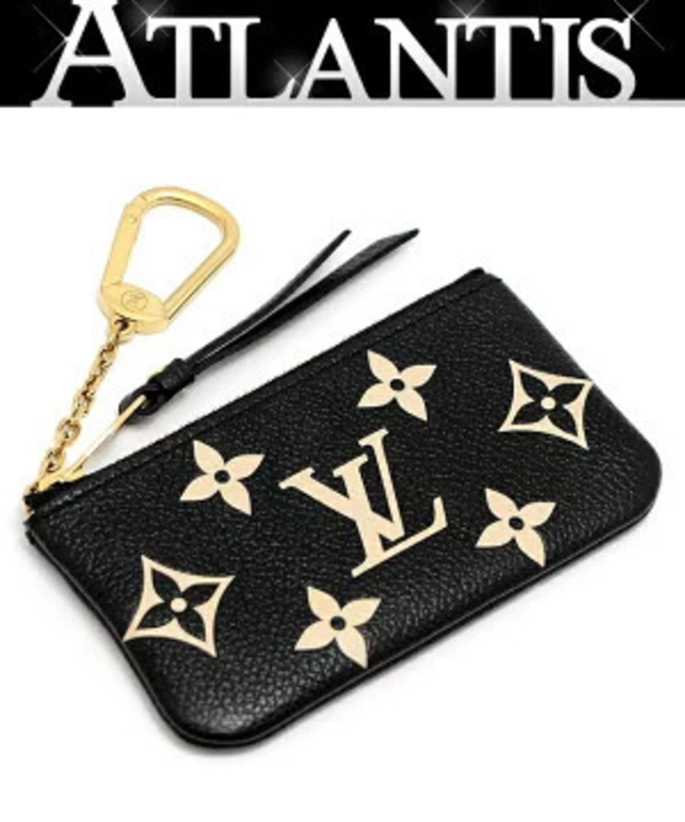 Louis Vuitton Pochette bicolor card Key Case Wallet Monogram Empreinte